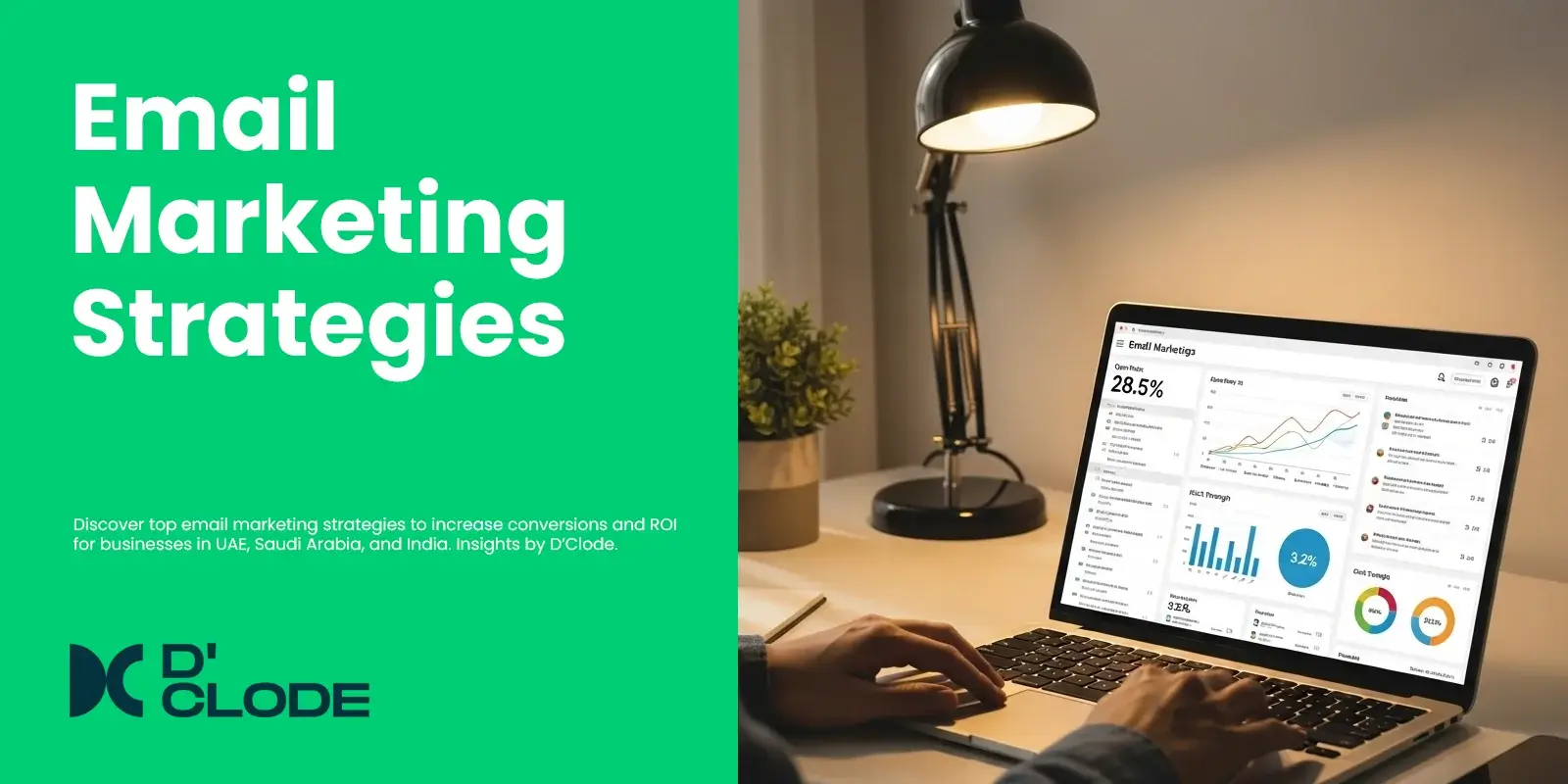 D’Clode email marketing team designing personalized campaigns for businesses in UAE, Saudi Arabia, and India