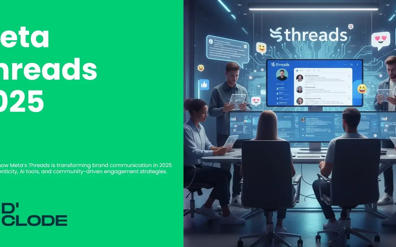 Marketers engaging with followers on Meta Threads app interface