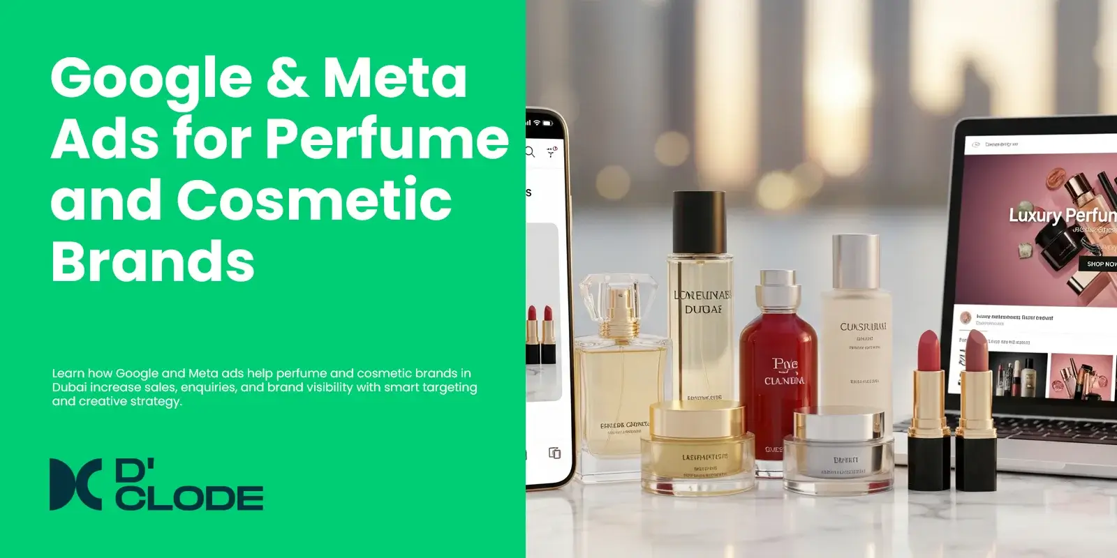 Google Ads and Meta Ads for perfume brands in Dubai
