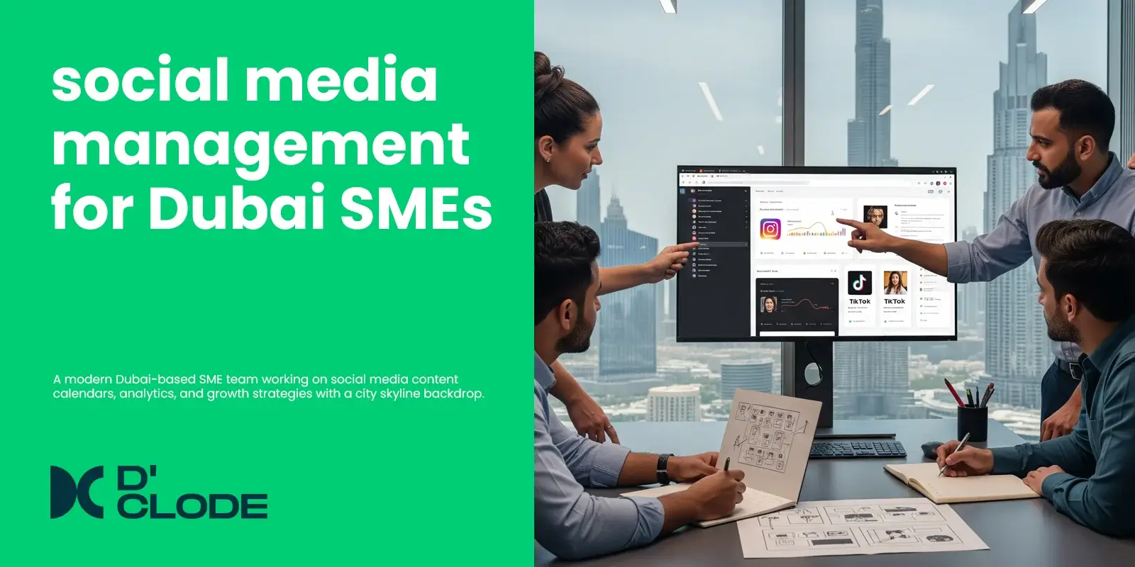 social media management for SMEs in Dubai