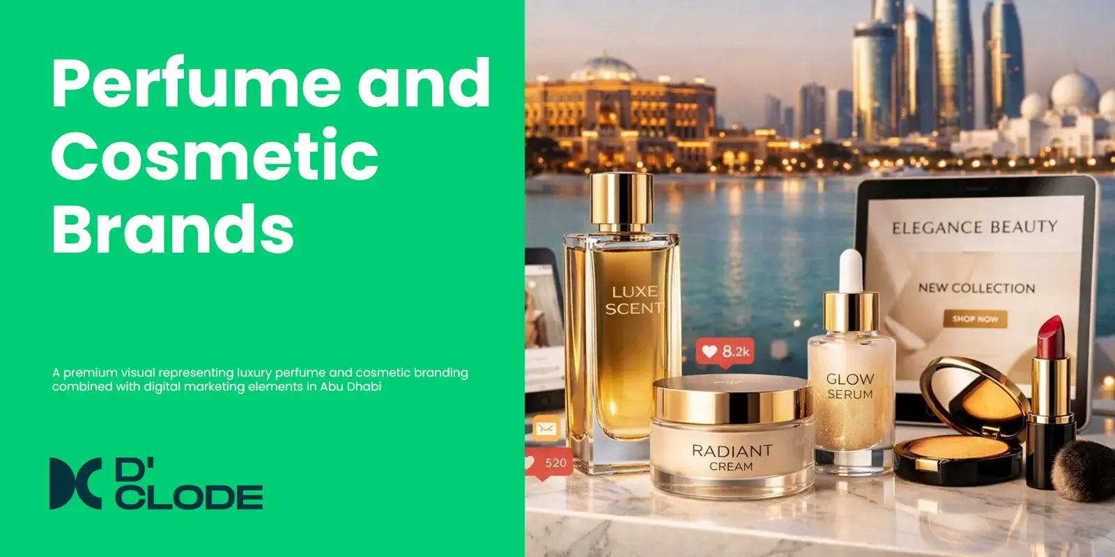 cosmetic brand marketing Abu Dhabi
